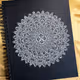 Hand-made fine art mandala