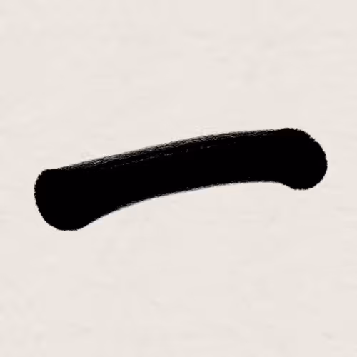 Hand-drawn Japanese Kanji