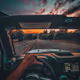 Hand on the wheel