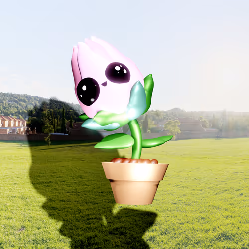 Happy 3D Flower