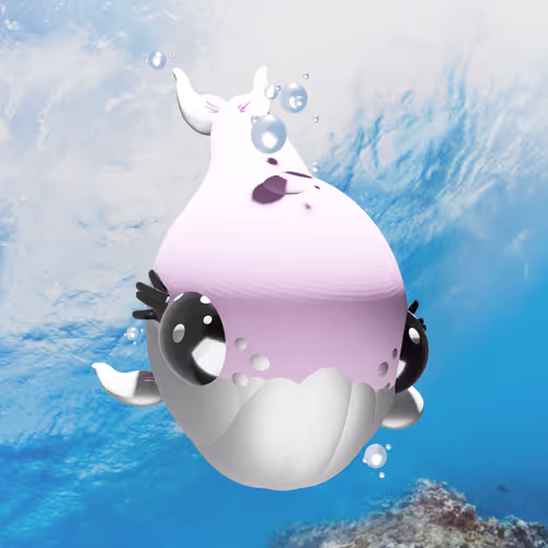 Happy 3D Wale Animated