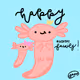 Happy Axolotl Family
