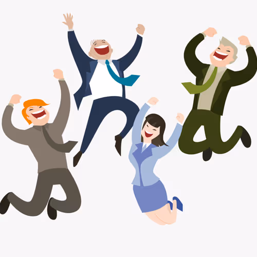 happy people from Ukraine - old