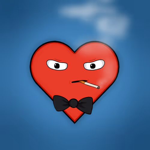 Happy Valentines Day Digital Hearts