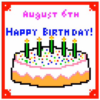 Hashmark Birthday Cards