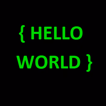 -{ Hello world }-