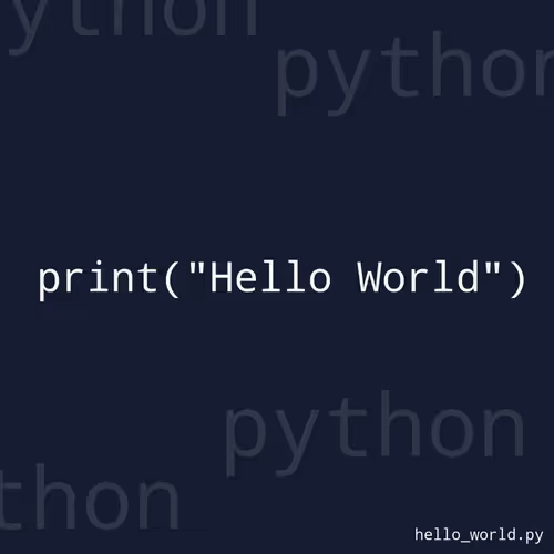 Hello World Languages