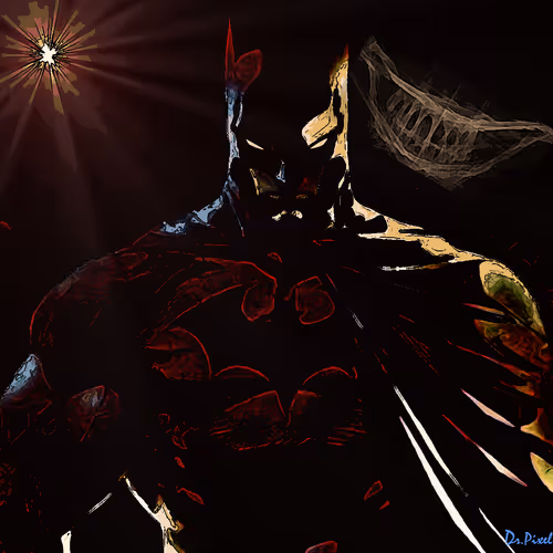 Villain, super heroes and some monsters. By Dr.Pixel - old