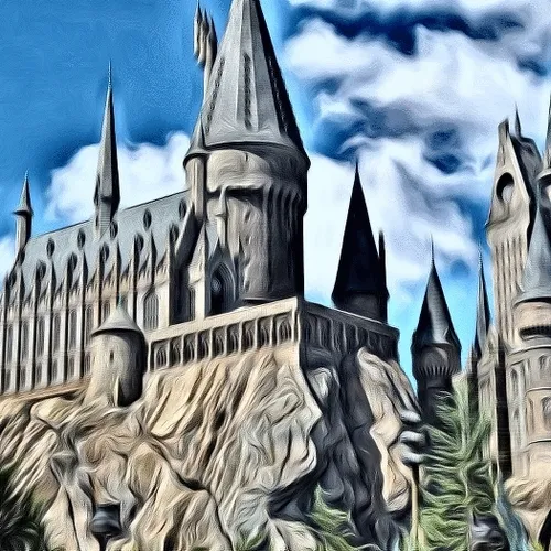 Hogwarts Castle Art