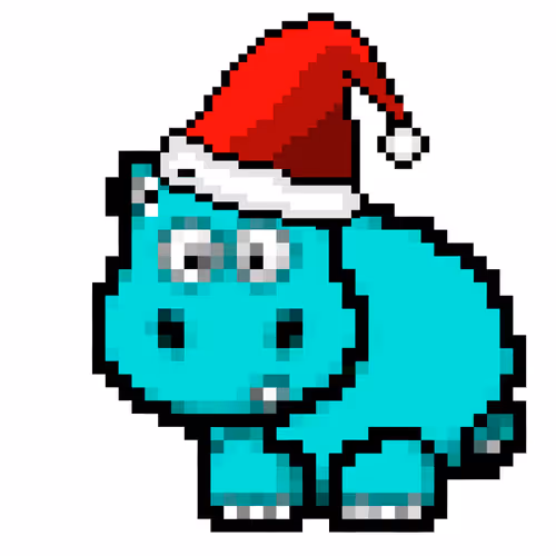 Holiday Hippo - old