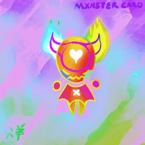 Holographic Mxnster Card