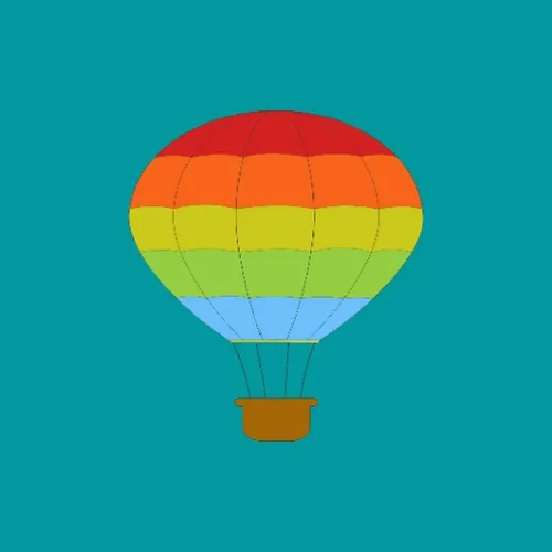 Hot Air Balloon Artwork