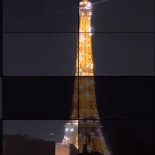 HUGE parisian (Eiffel Tower by night) videos. Only one NFT. - old