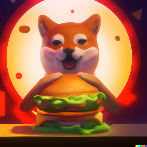 Hungry Shiba
