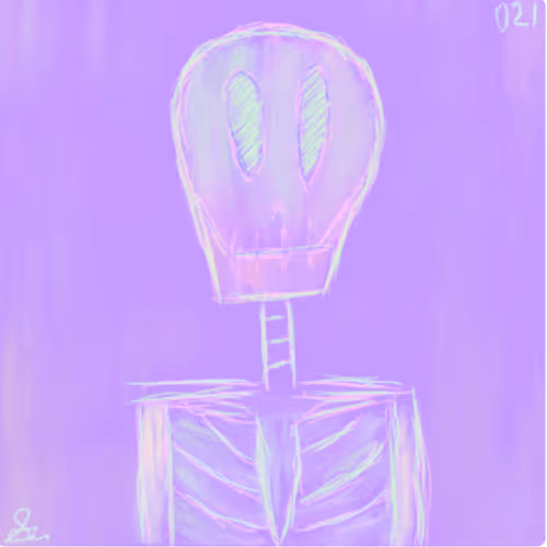 Hxllows 21 skull - old