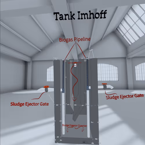 Hydraulic engineer "Tank Imhoff"