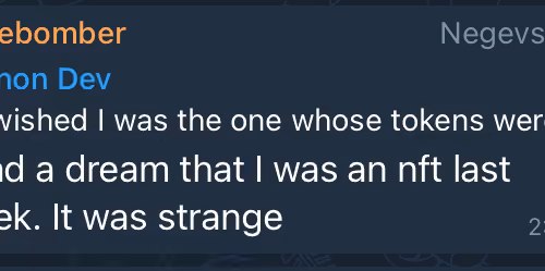 I had a dream...
