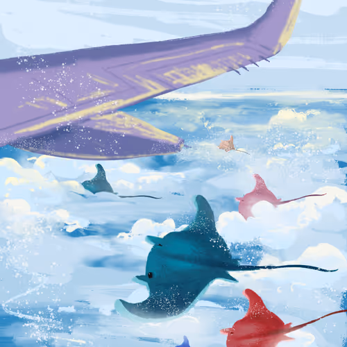 I'm in the sky