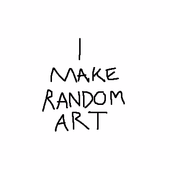 I make random art