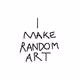 I make random art