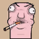 I must be the smoke of a cigarette