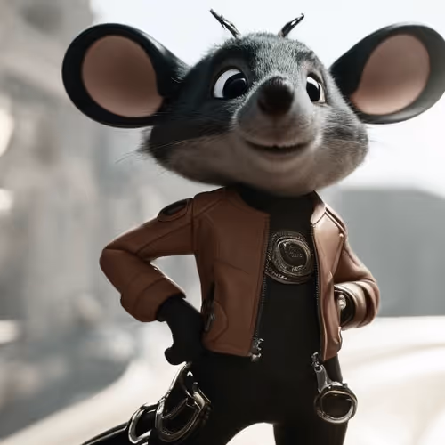 I think I saw a little mouse.