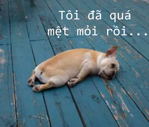 im tired