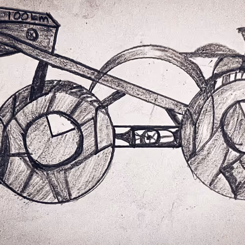 imaginary Drawing with pencil