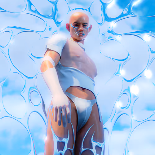 Immaterially Blue