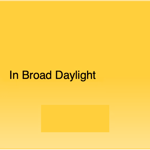 In Broad Daylight - Tales from the 2022 Crypto World