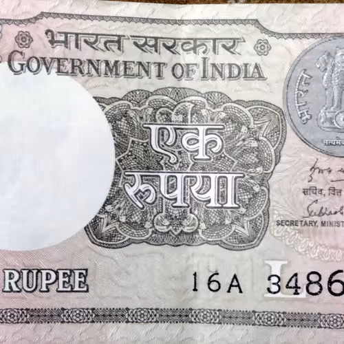 INDIAN ONE RUPEES NOTE