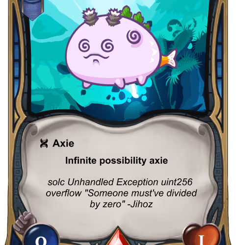 Infinite Possibilities Axie