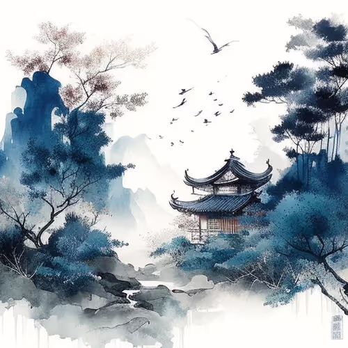 Ink-wash painting