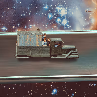 Intergalactic travelers - old