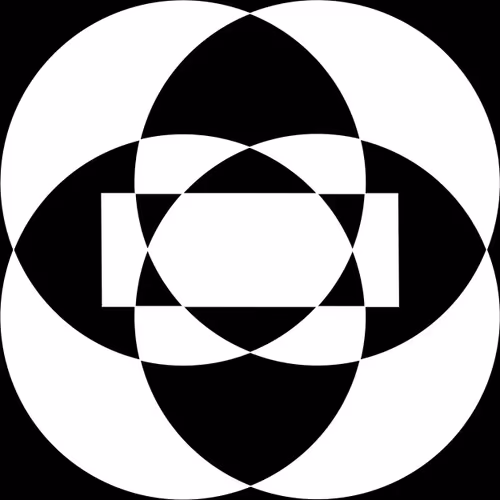 Inverted Intersection (Black and White)