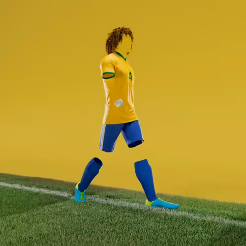 Invisible Soccer Player