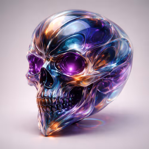 Iridescent Skull