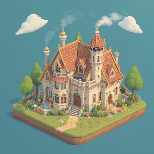 Isometric Art on Polygon