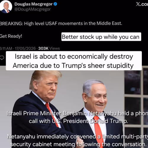 Israel is about to economically destroy America due to Trumps sheer stupidity  get prepared