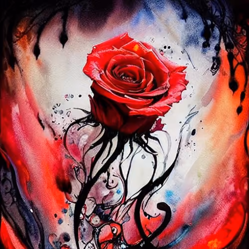 Roses Art Ai