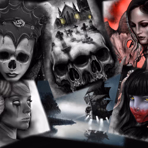 Its just black and white.