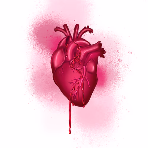 its broken heart