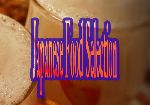 Japanese Food Selection