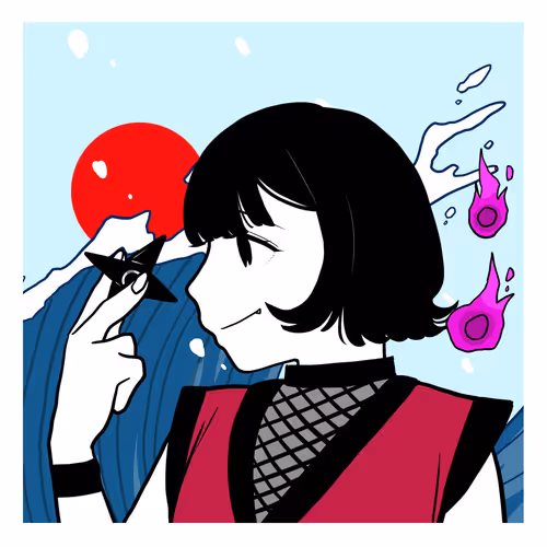 Japanese calligraphy Running Script, Cursive Script