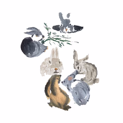 Frolicking Japanese Zodiac