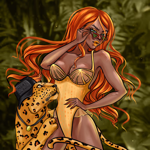 Wild cats in Jungle