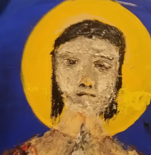 Individual still photographs from animated GIF "Young Man"  also know as Jesus Too. - old