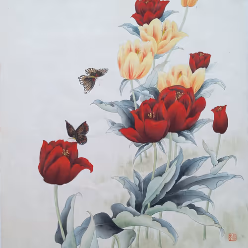 Jianxin's Flower and Bird Series