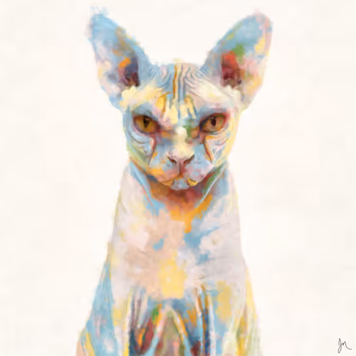 Jinx the Sphynx - old