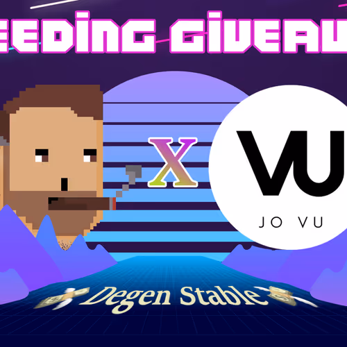 JoVu X Degen Stable Giveaway